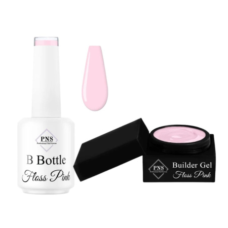pns b bottle builder gel floss pink prachtnagels catalog