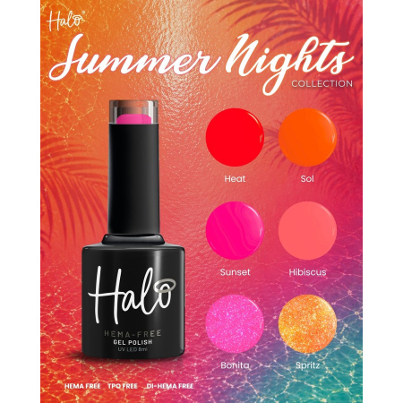 halo summer nights collection flyer prachtnagels