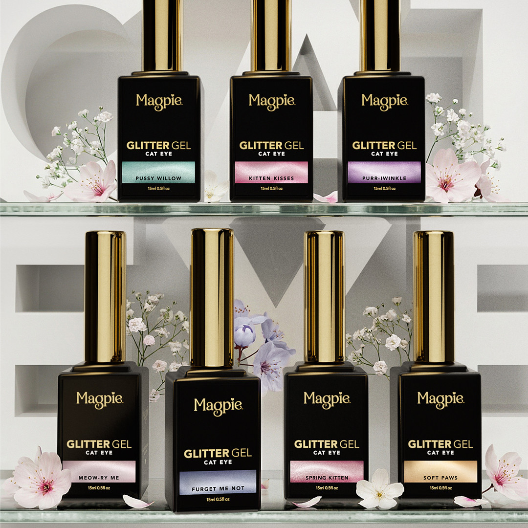magpie gel colour cat eye spring luxe collection prachtnagels