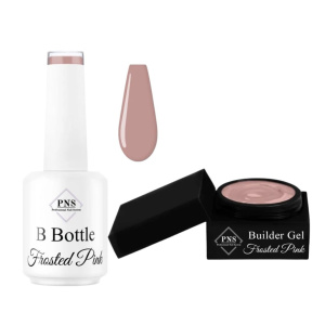 pns b bottle frosted pink catalog prachtnagels