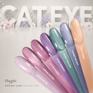 magpie cat eye luxe spring collection prachtnagels