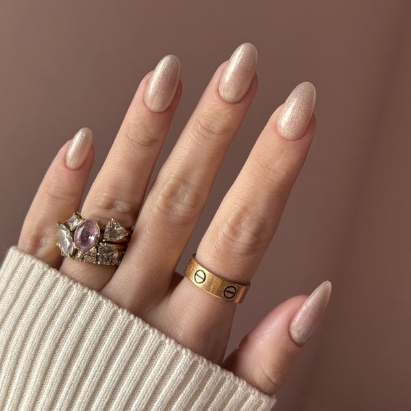 glitterbelws hema free gel polish 648 gilded pearl set prachtnagels