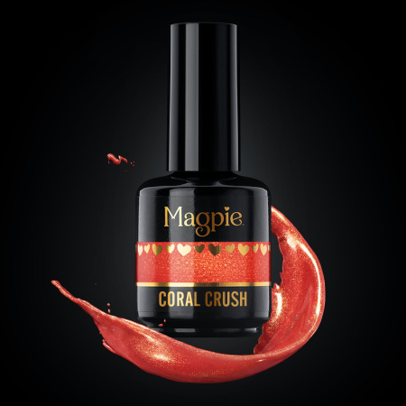 magpie gel colour coral crush prachtnagels