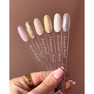 glitterbels hema free gel polish pearl collection swatch prachtnagels