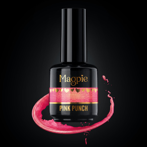 magpie gel colour pink punch prachtnagels