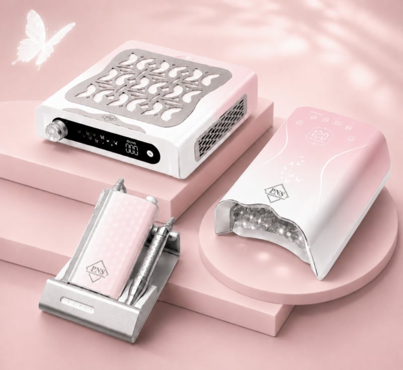 pns combideal lamp frees afzuiger pink-white