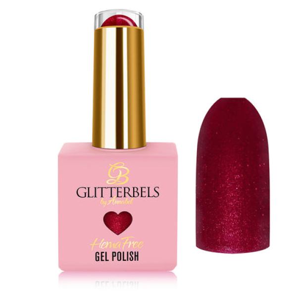 glitterbels gel polish burning pasion prachtnagels