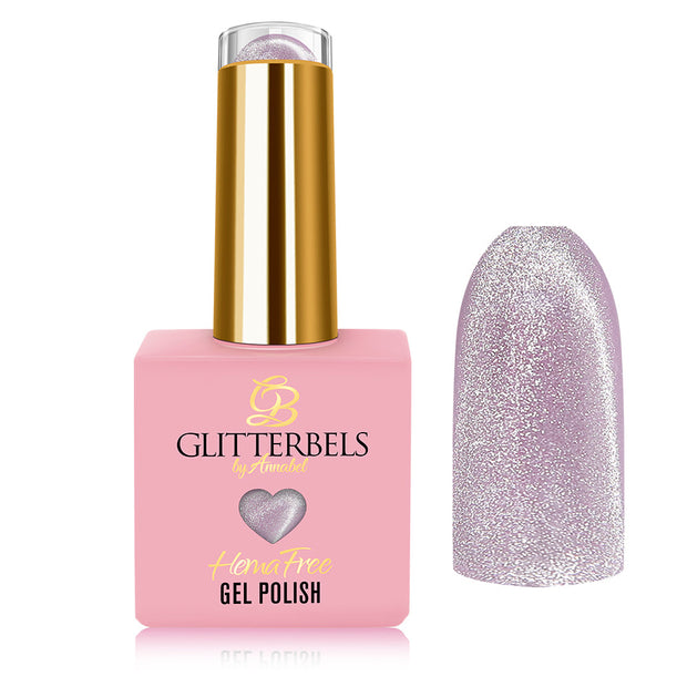 glitterbels lost in lilac prachtnagels gel polish