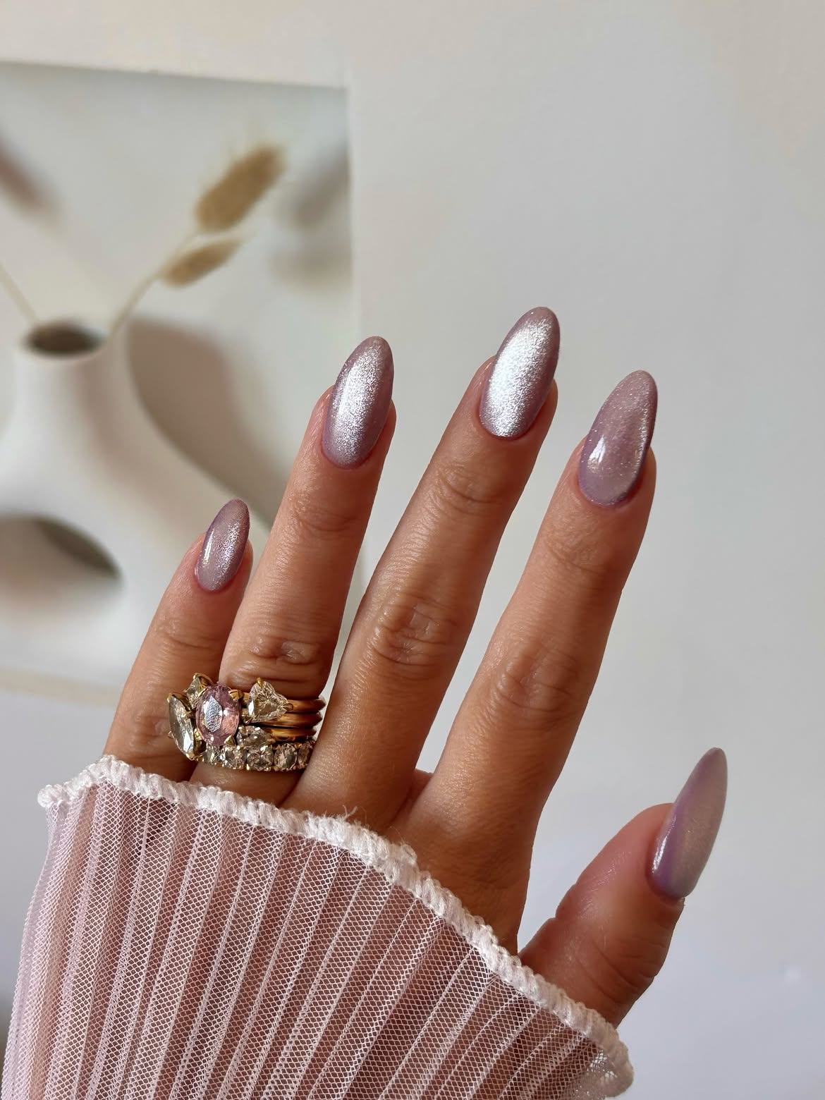 glitterbels lost in lilac prachtnagels