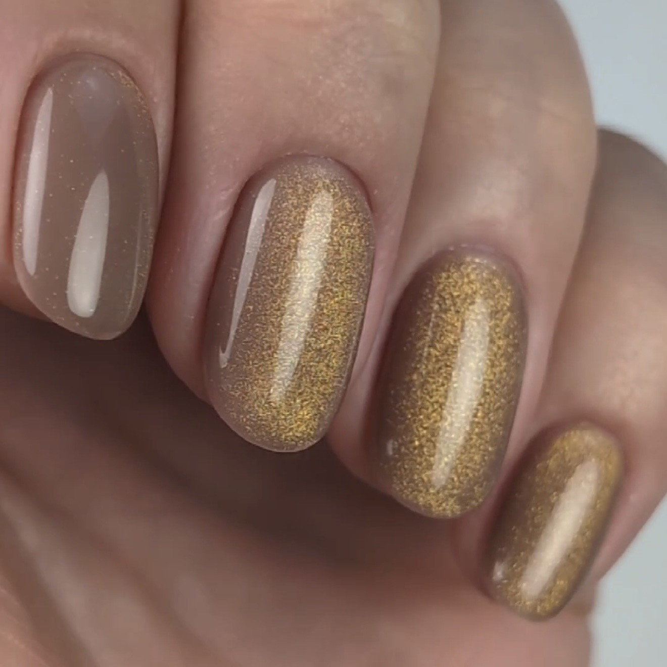 magpie gel polish cat eye cougar era prachtnagels set