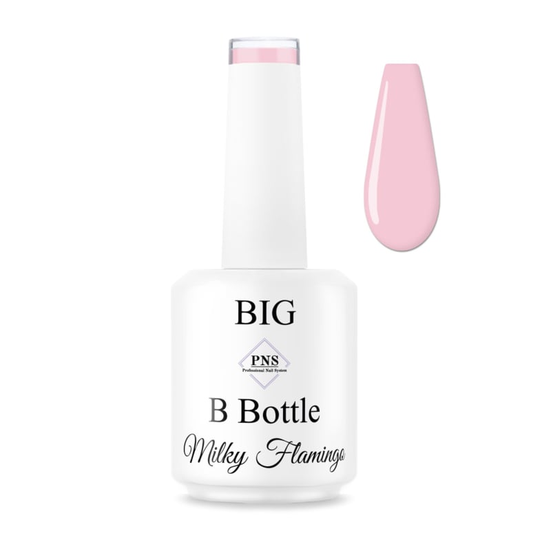 Big B Bottle - Milky flamingo