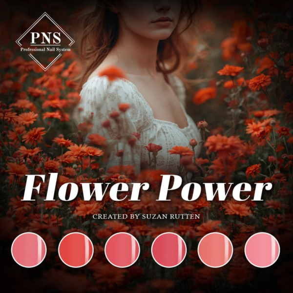 pns flower power collection flyer prachtnagels