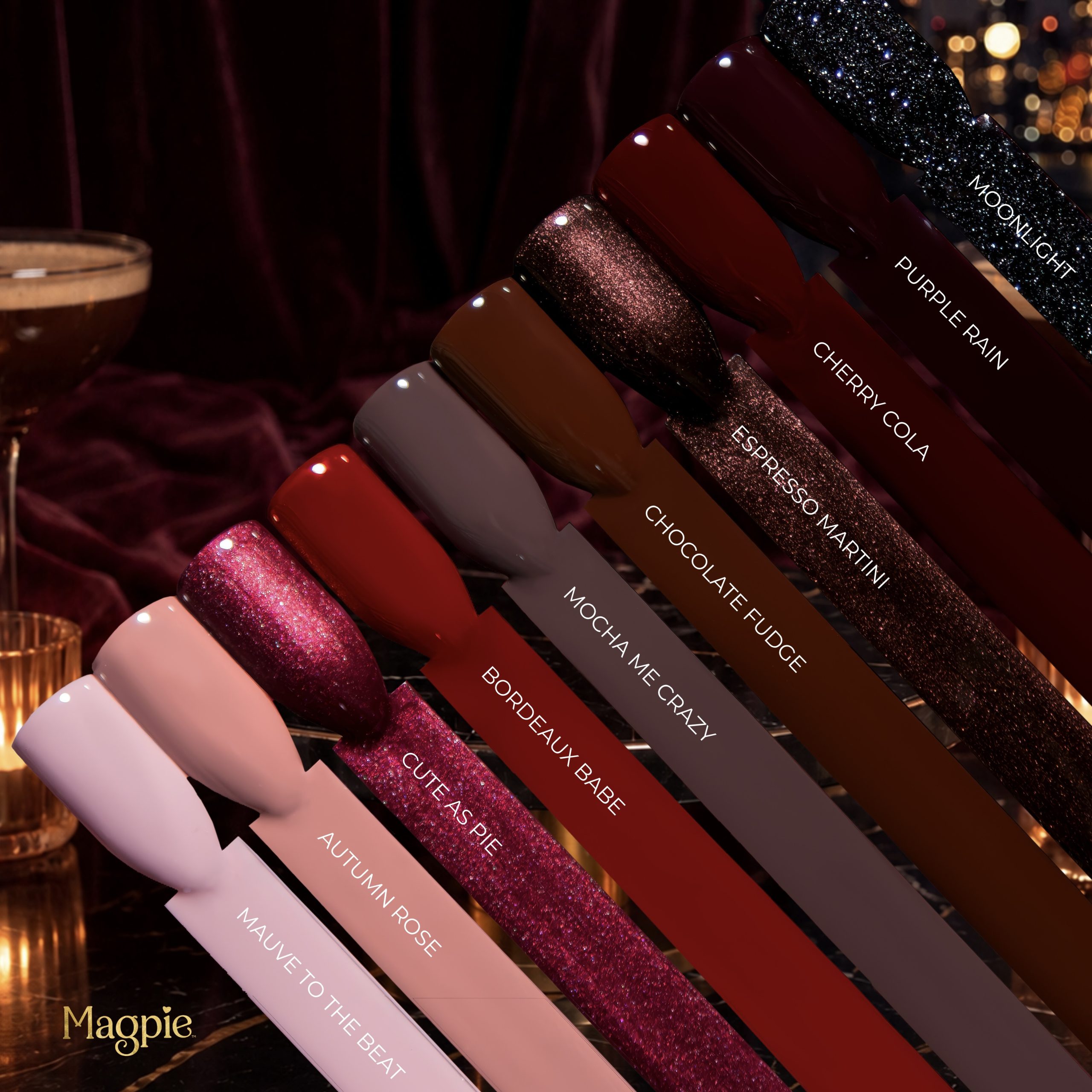 magpie after dark collection prachtnagels