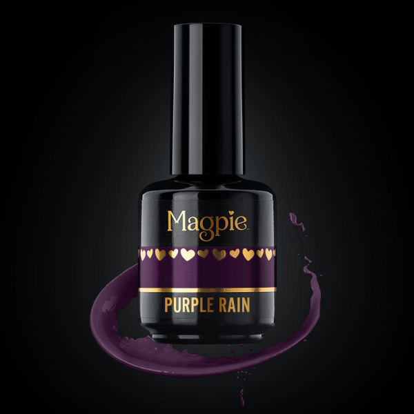Magpie gel polish purple rain prachtnagels