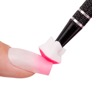 mollynails ombre sponsjes prachtnagels